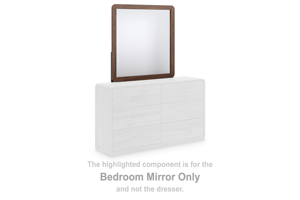 Fortlorn Walnut Brown Bedroom Mirror (Mirror Only) from Ashley - Luna Furniture
