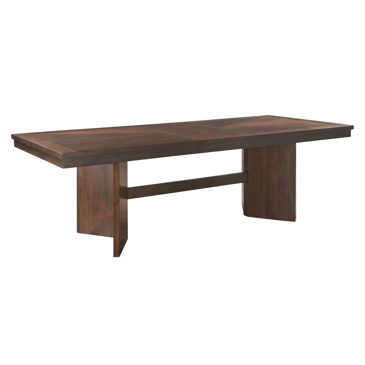 Franco Walnut/Gray 7-Piece 94" Extendable Dining Set from Homelegance - Luna Furniture