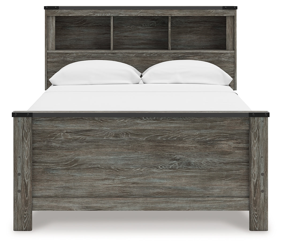 Frandern Full Bookcase Bed, Dresser and Mirror from Ashley - Luna Furniture