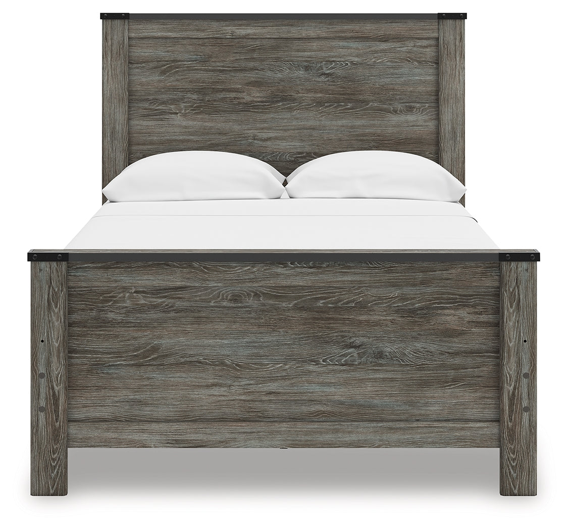 Frandern Full Panel Bed, Dresser and Mirror from Ashley - Luna Furniture
