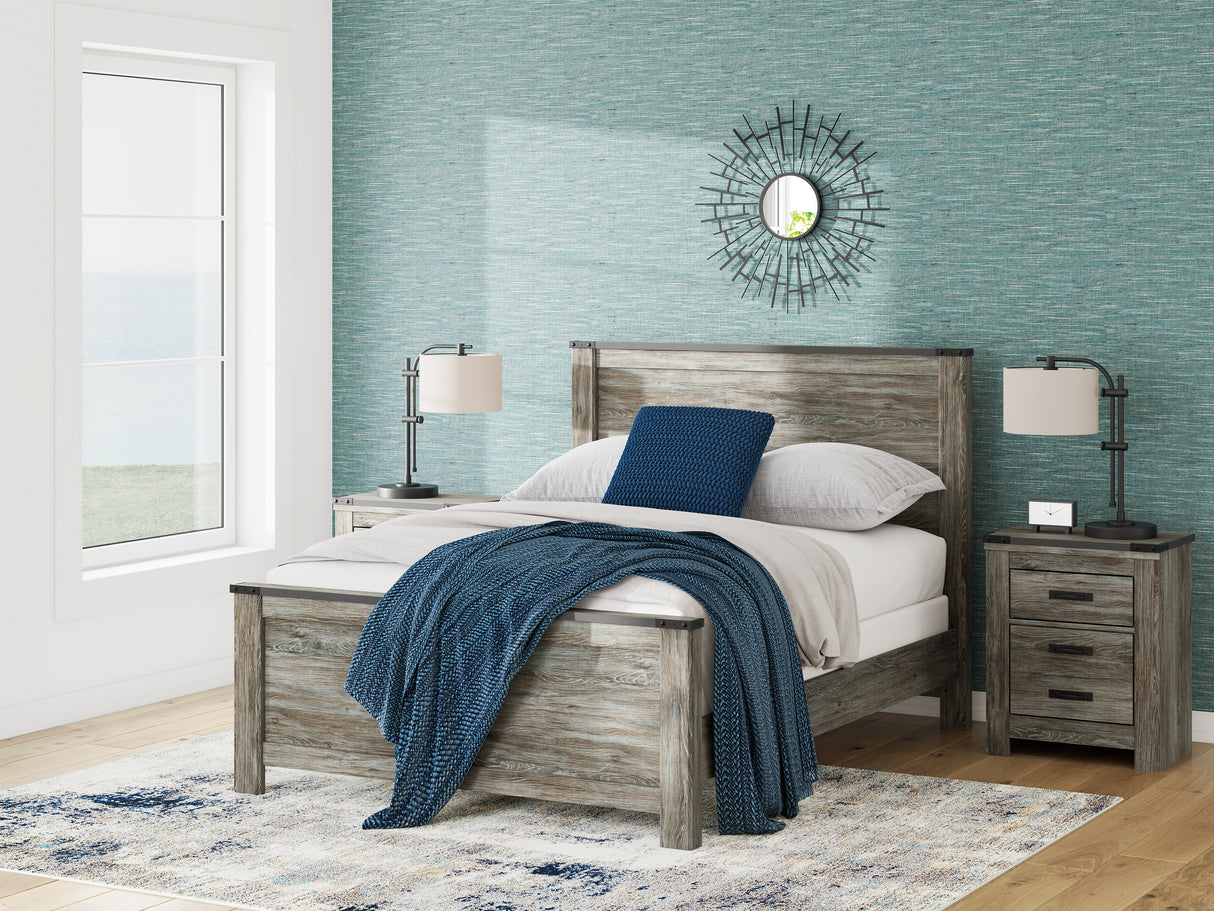 Frandern Queen Panel Bed, Dresser and Mirror from Ashley - Luna Furniture