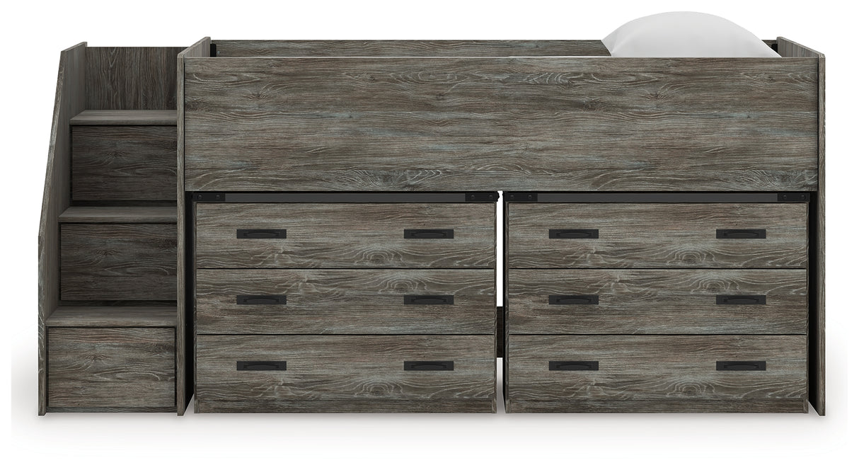 Frandern Twin Loft Bed with Drawer Storage from Ashley - Luna Furniture