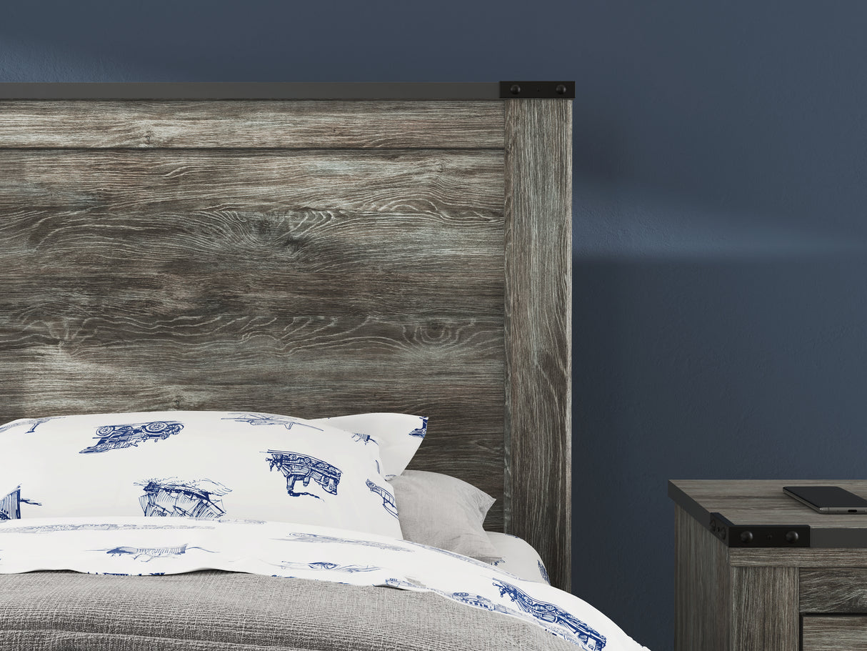Frandern Twin Panel Bed, Dresser and Mirror from Ashley - Luna Furniture