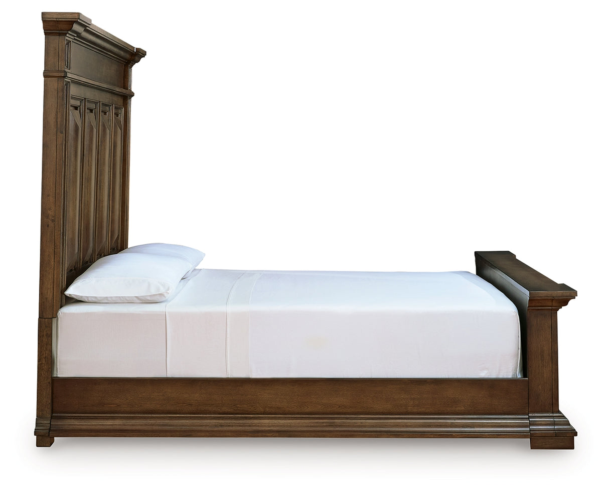 Frantanna Brown California King Panel Bed from Ashley Furniture - Luna Furniture