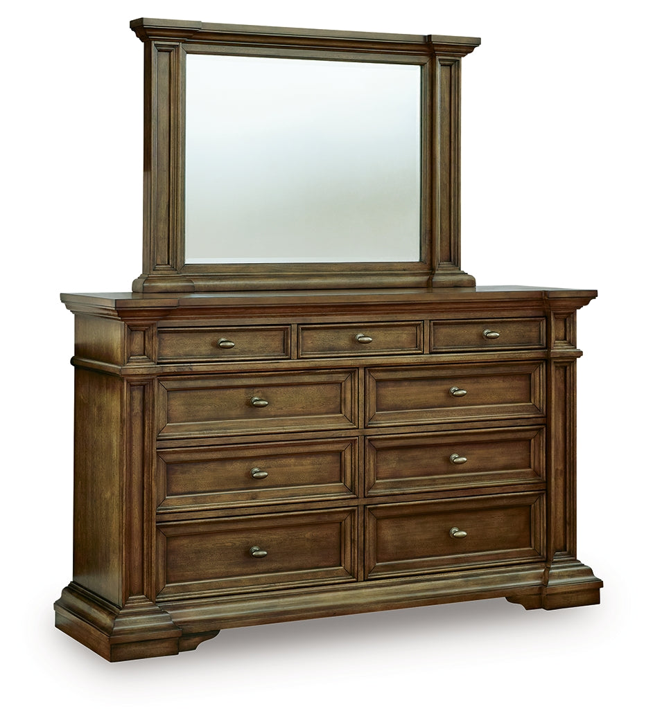Frantanna Brown Dresser and Mirror from Ashley Furniture - Luna Furniture