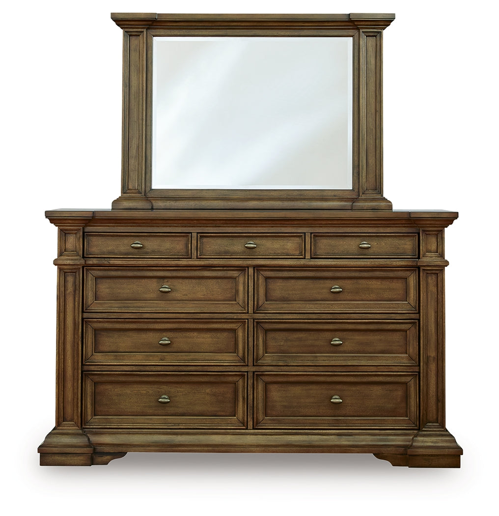 Frantanna Brown Dresser and Mirror from Ashley Furniture - Luna Furniture