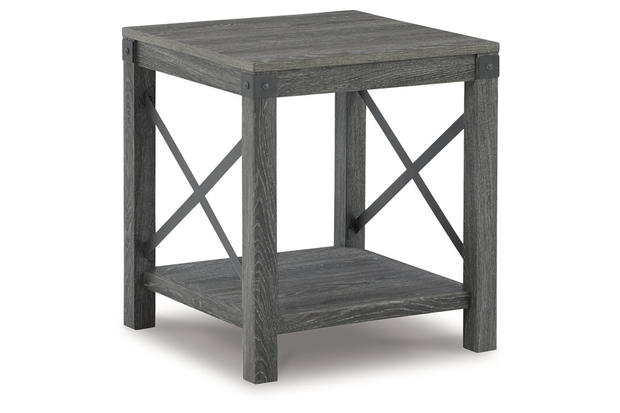 Freedan Grayish Brown Lift-top Coffee Table, 2 End Tables and Console from Ashley - Luna Furniture