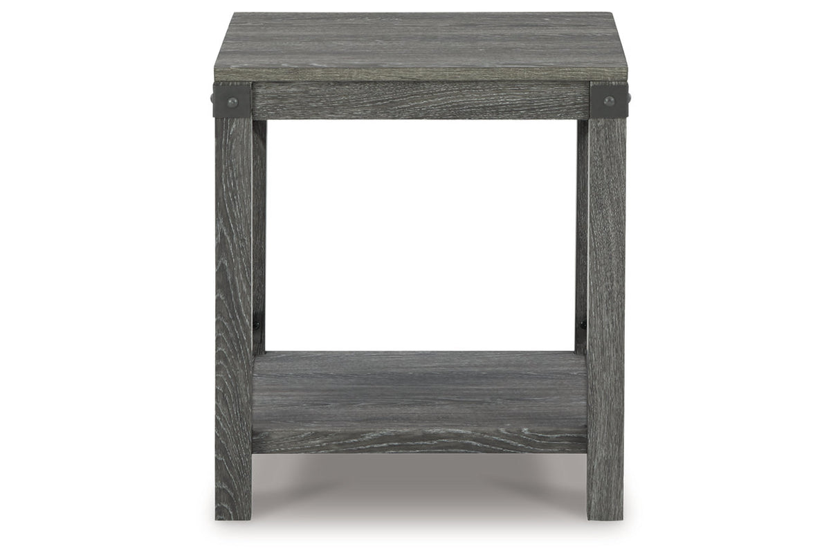 Freedan Grayish Brown Lift-top Coffee Table, 2 End Tables and Console from Ashley - Luna Furniture