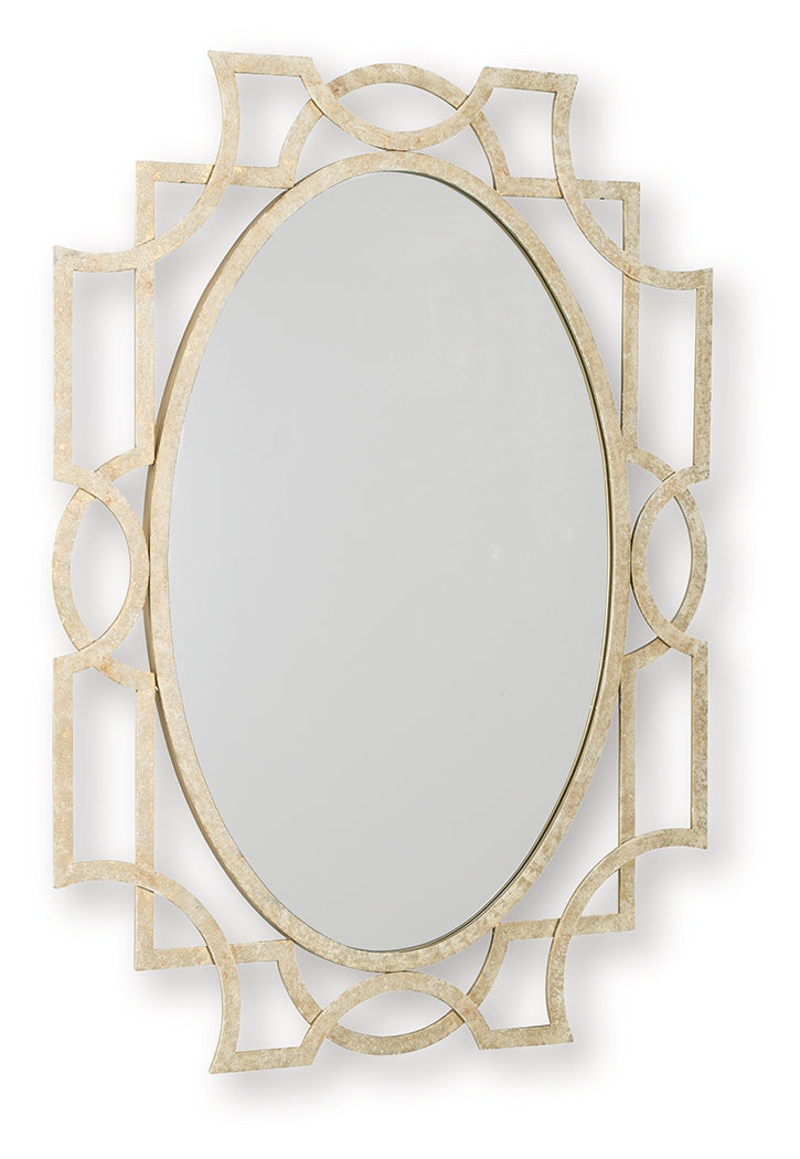 Fulkmore Antique Gold Finish Accent Mirror from Ashley - Luna Furniture