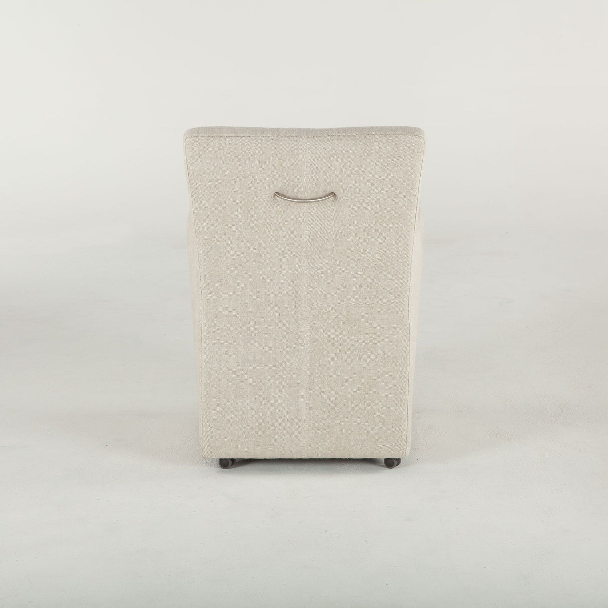 Peabody 25" Wheeled Armchair in Beige Linen from Home Trends & Design - Luna Furniture