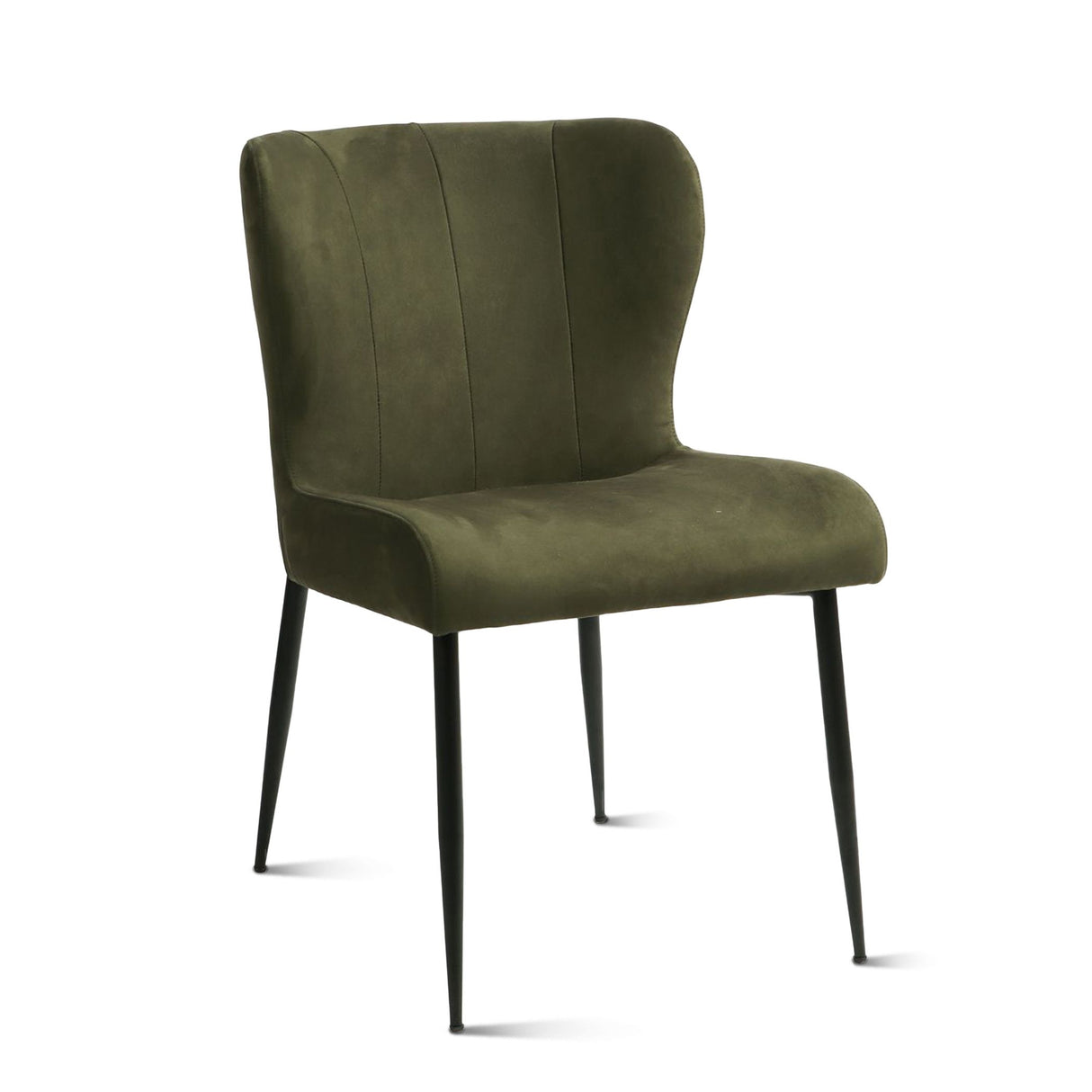 Jennifer 20" Dining Chair in Green Eco Suede from Home Trends & Design - Luna Furniture