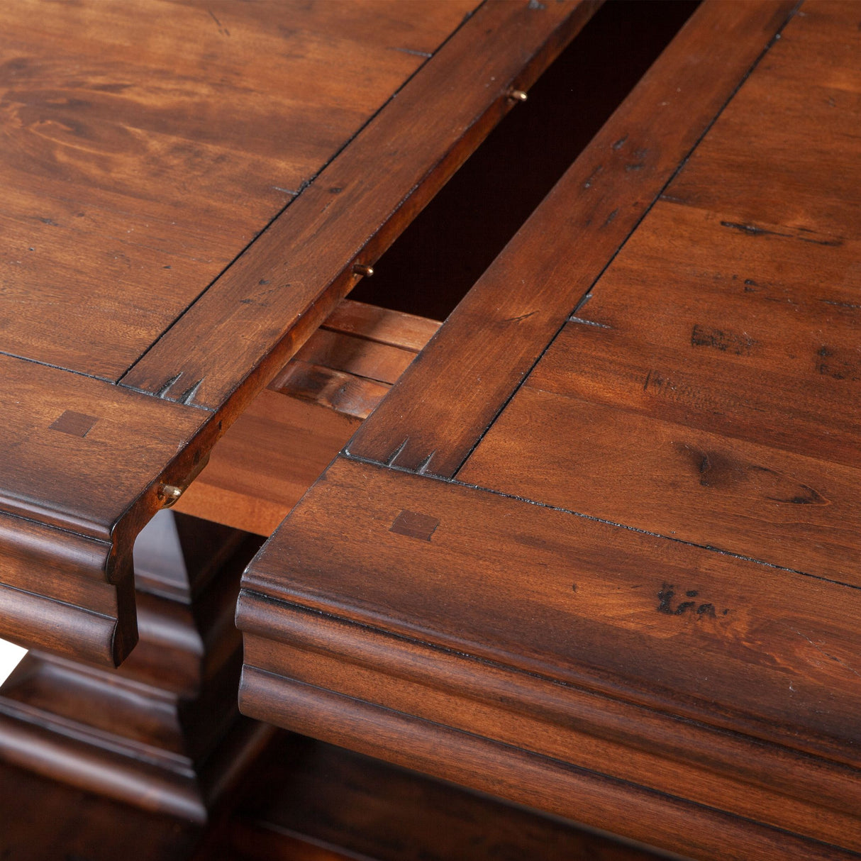 Grassroots Charles 88"-110" Extension Table in Chestnut from Home Trends & Design - Luna Furniture