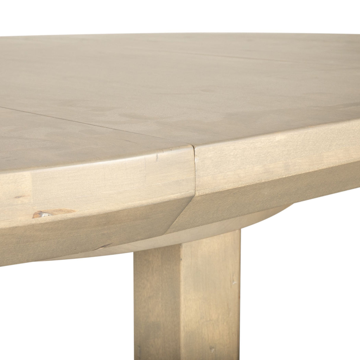 Grassroots Mission 42-60" Round Extension Dining Table in Gray Birch from Home Trends & Design - Luna Furniture