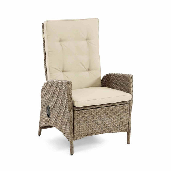 Mackay Beige/Natural Reclining Chair, Set of 2