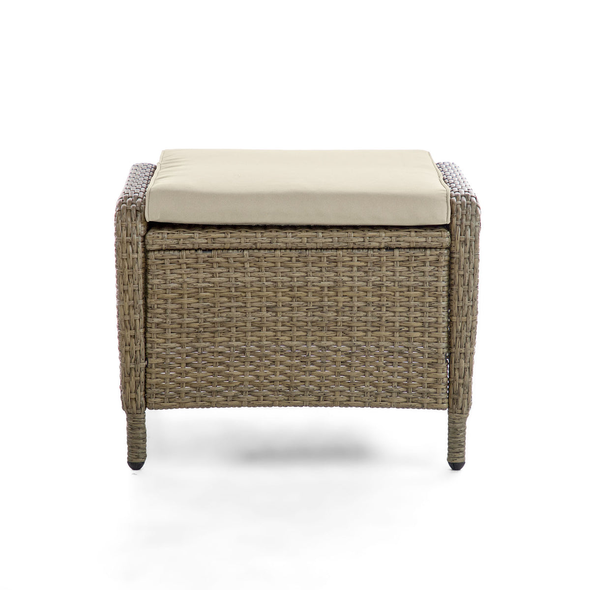 Mackay Beige/Natural Ottoman (2/Ctn) from Furniture of America - Luna Furniture