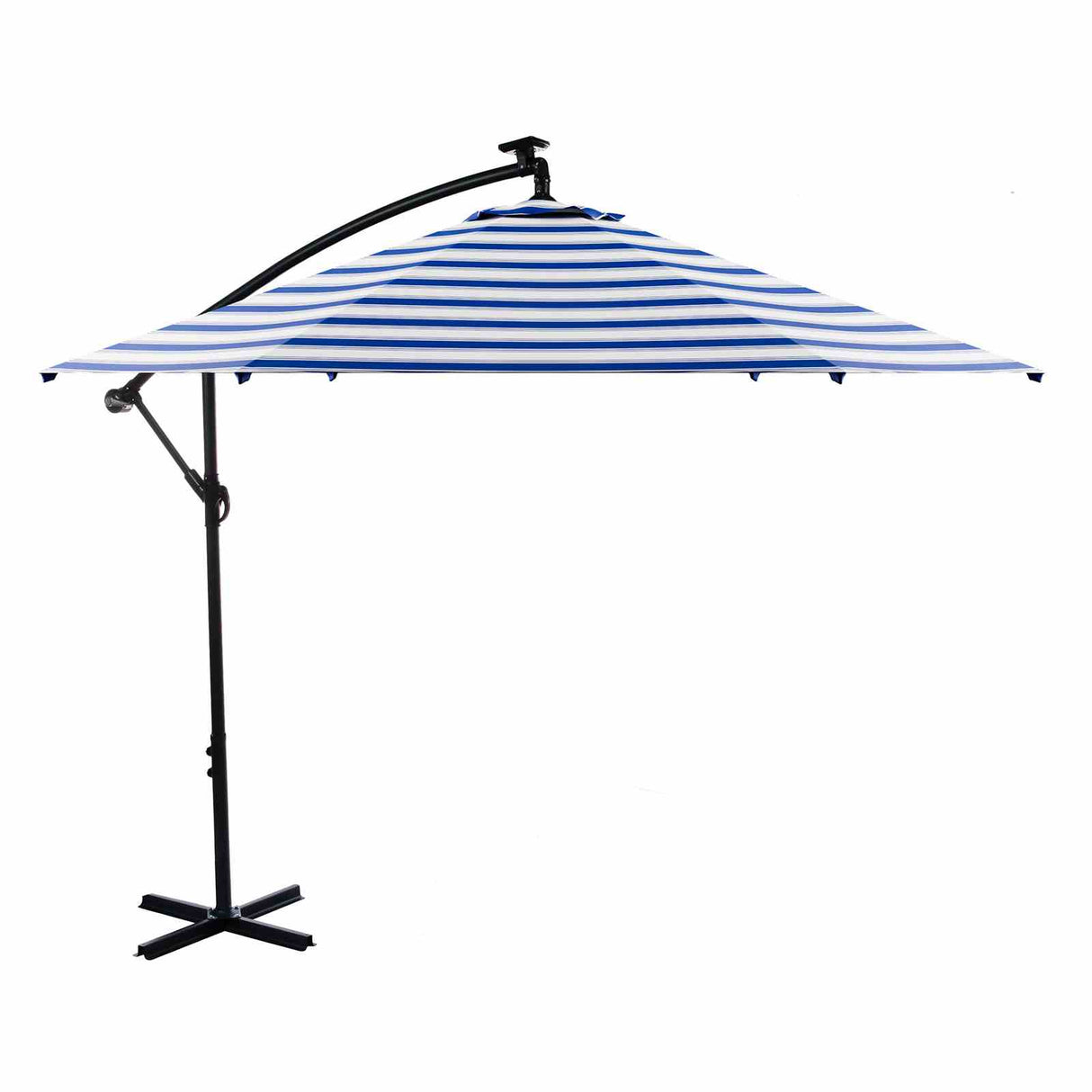 Glam Blue/White/Black Cantilever Umbrella from Furniture of America - Luna Furniture