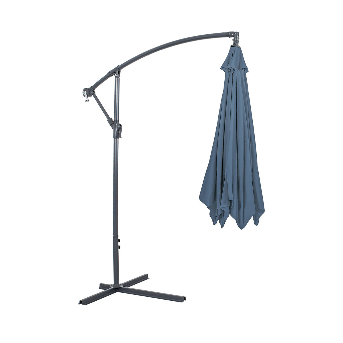 Glam Light Sapphire Cantilever Umbrella w/ LED from Furniture of America - Luna Furniture
