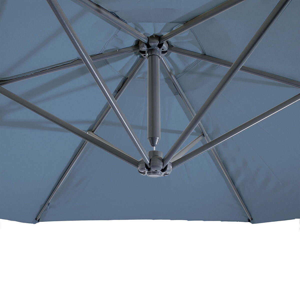 Glam Light Sapphire Cantilever Umbrella w/ LED from Furniture of America - Luna Furniture