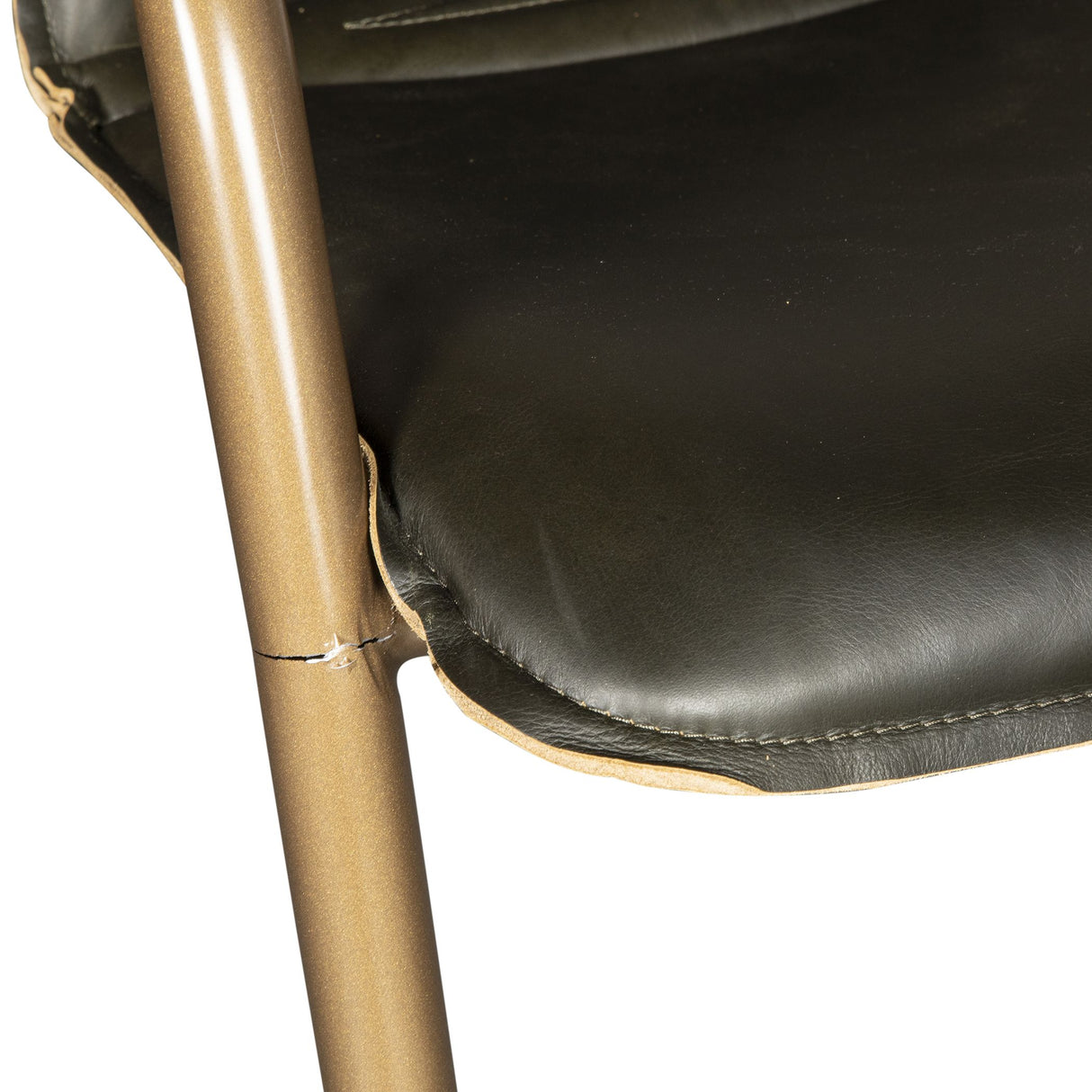 Portofino 22" Bar Chair in Emerald Green Leather, Set of 2 from Home Trends & Design - Luna Furniture