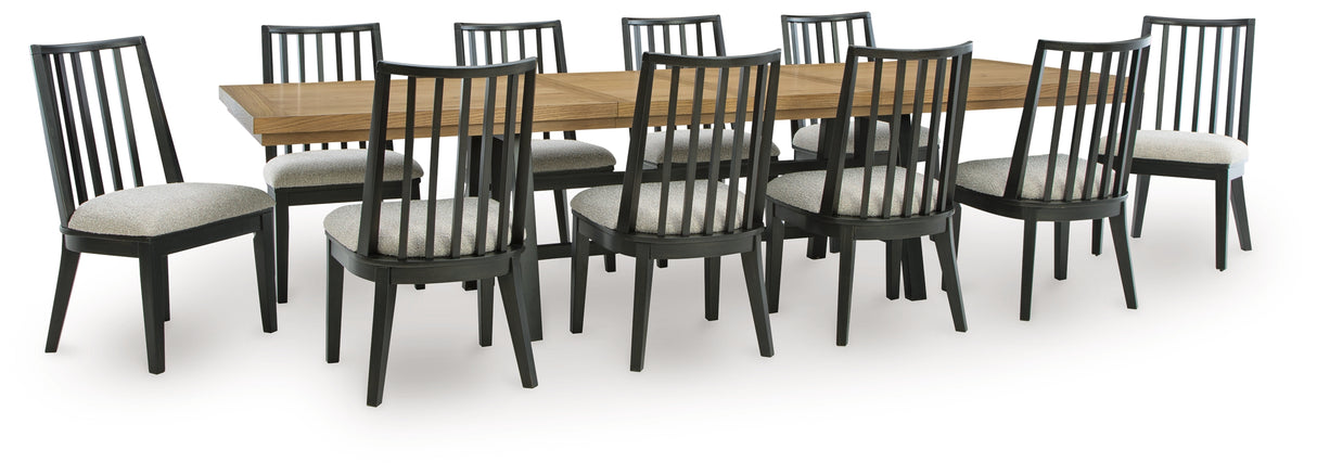 Galliden Extension Dining Table and 10 Chairs from Ashley Furniture - Luna Furniture