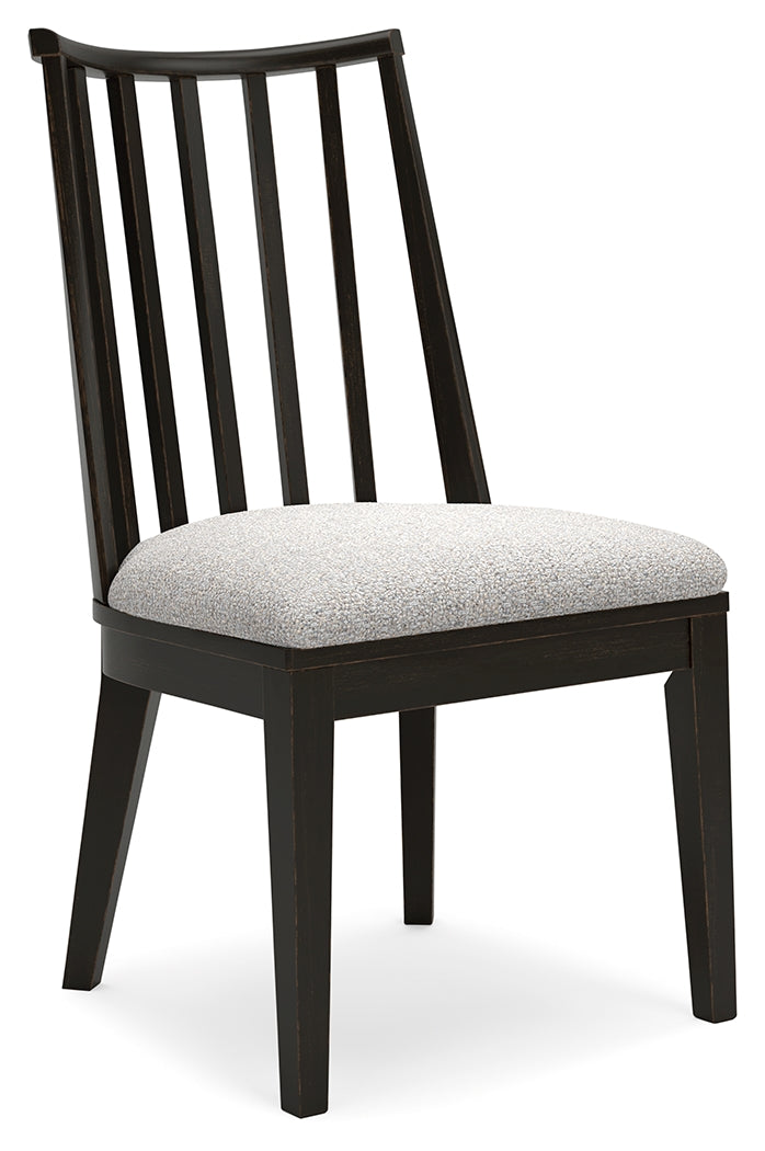 Galliden Light Brown Dining Table and 8 Chairs from Ashley - Luna Furniture