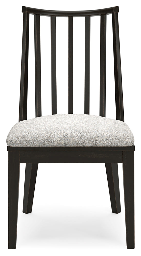 Galliden Light Brown Dining Table and 8 Chairs from Ashley - Luna Furniture