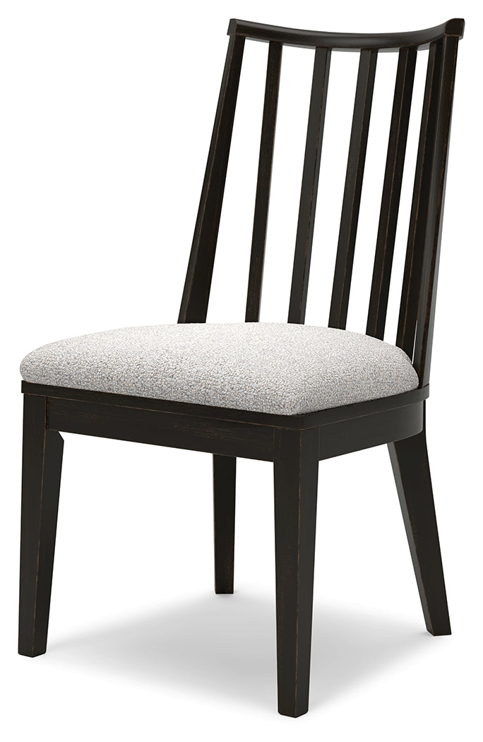 Galliden Light Brown Dining Table and 8 Chairs from Ashley - Luna Furniture