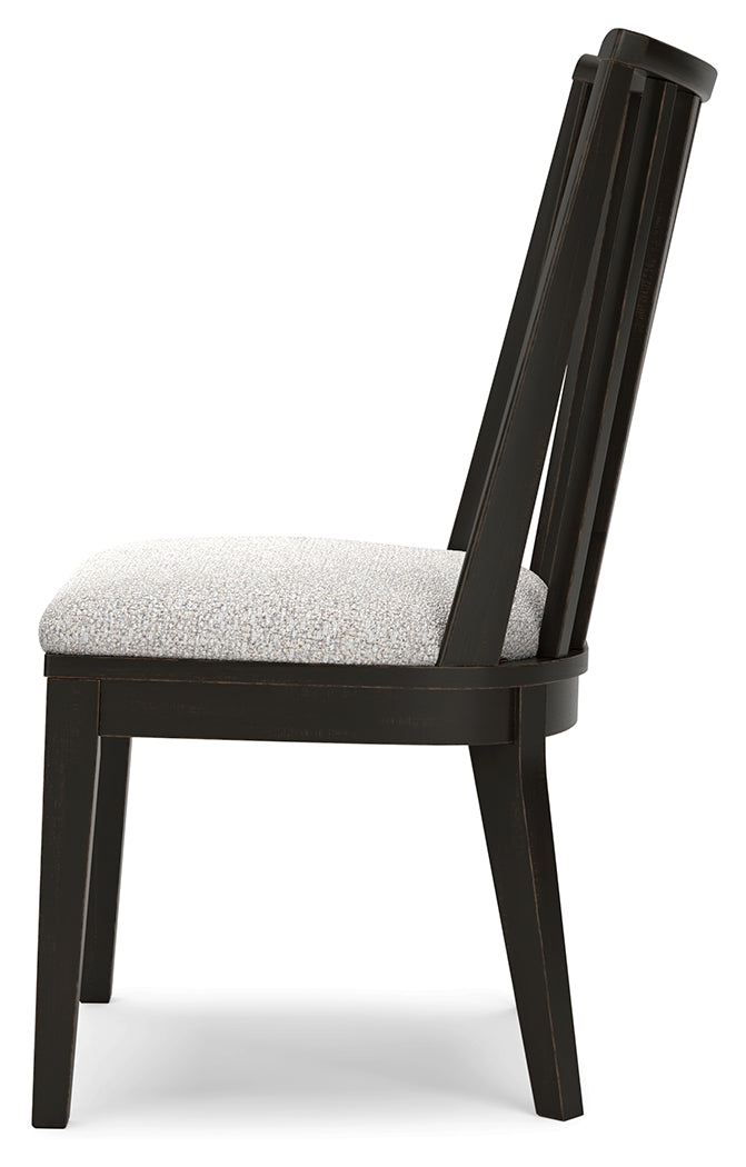 Galliden Light Brown Dining Table and 8 Chairs from Ashley - Luna Furniture