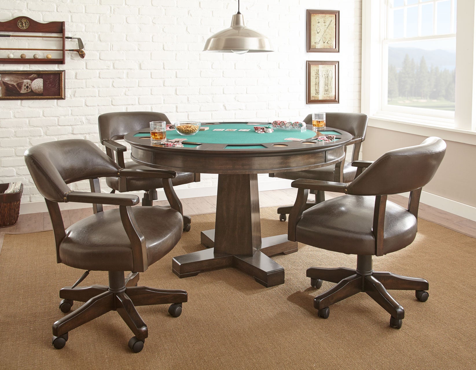 STEVEJオットマン Game-Table-and-Chairs-Ruby-6-