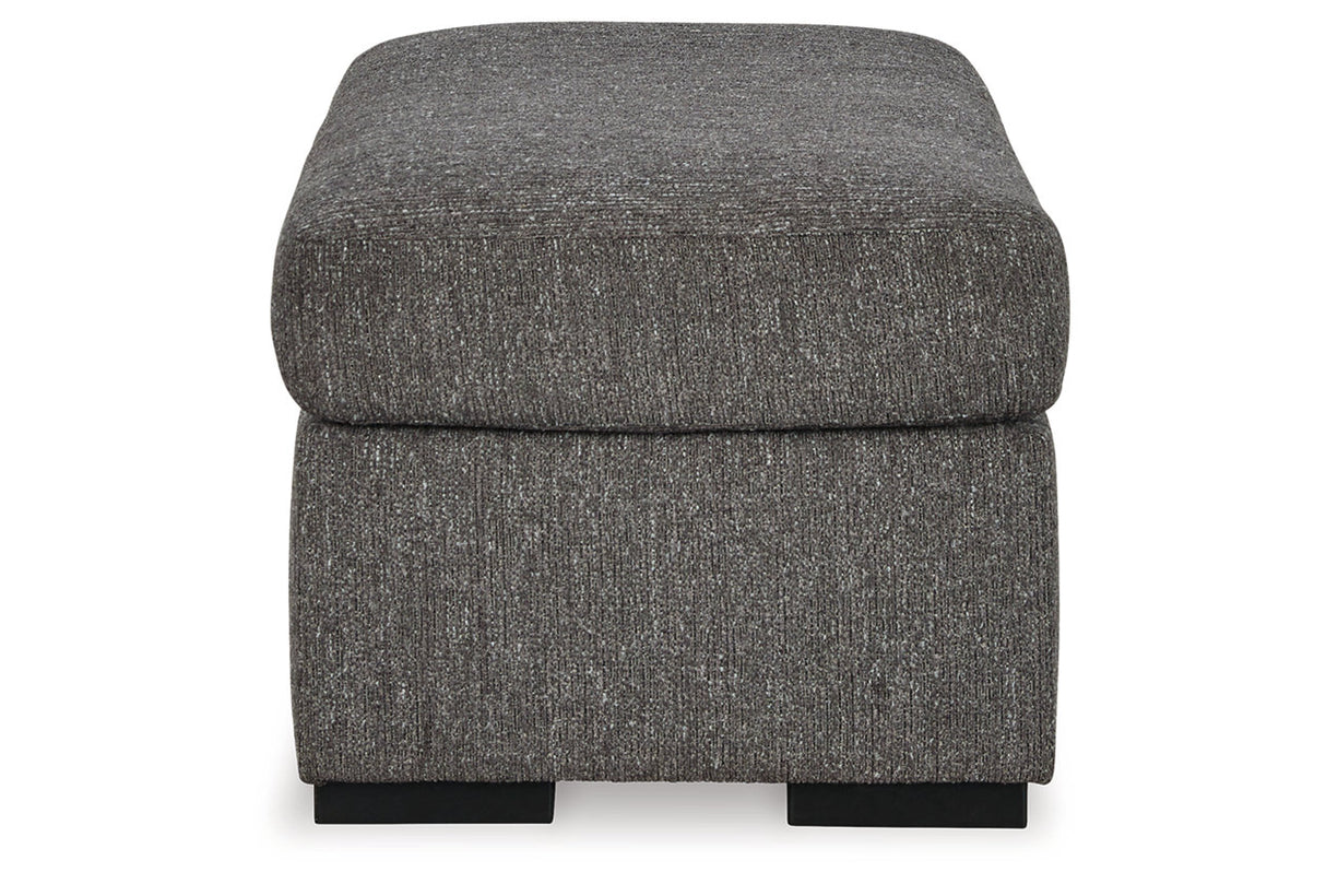 Gardiner Pewter Sofa Chaise and Ottoman from Ashley Furniture - Luna Furniture