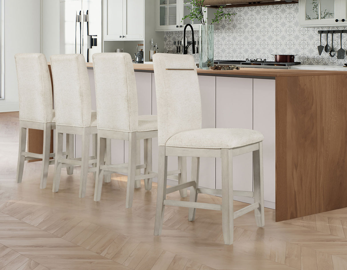Garland Greige Counter Height Dining Set from Steve Silver - Luna Furniture