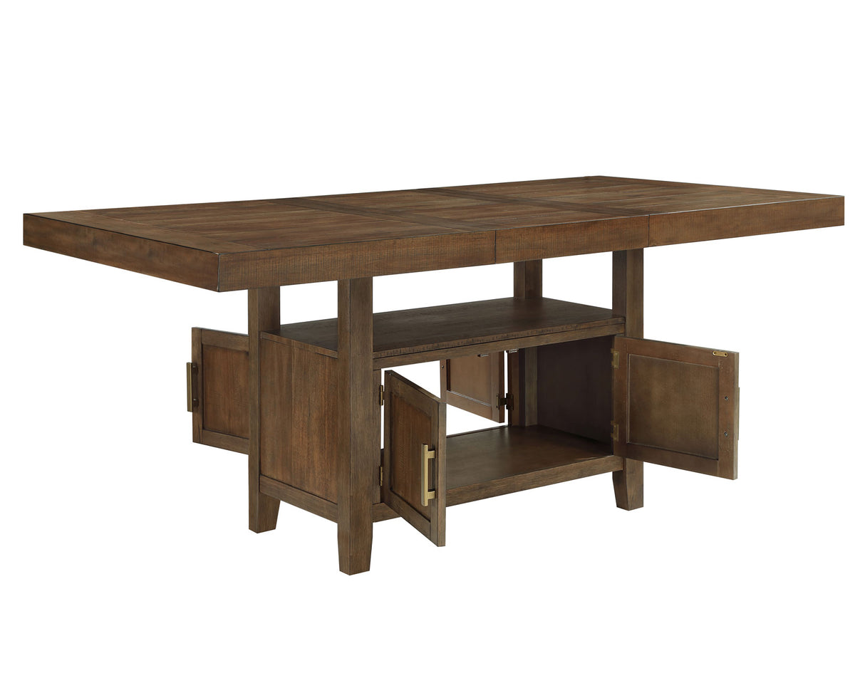 Garland Distressed Toffee Counter Height Dining Set from Steve Silver - Luna Furniture