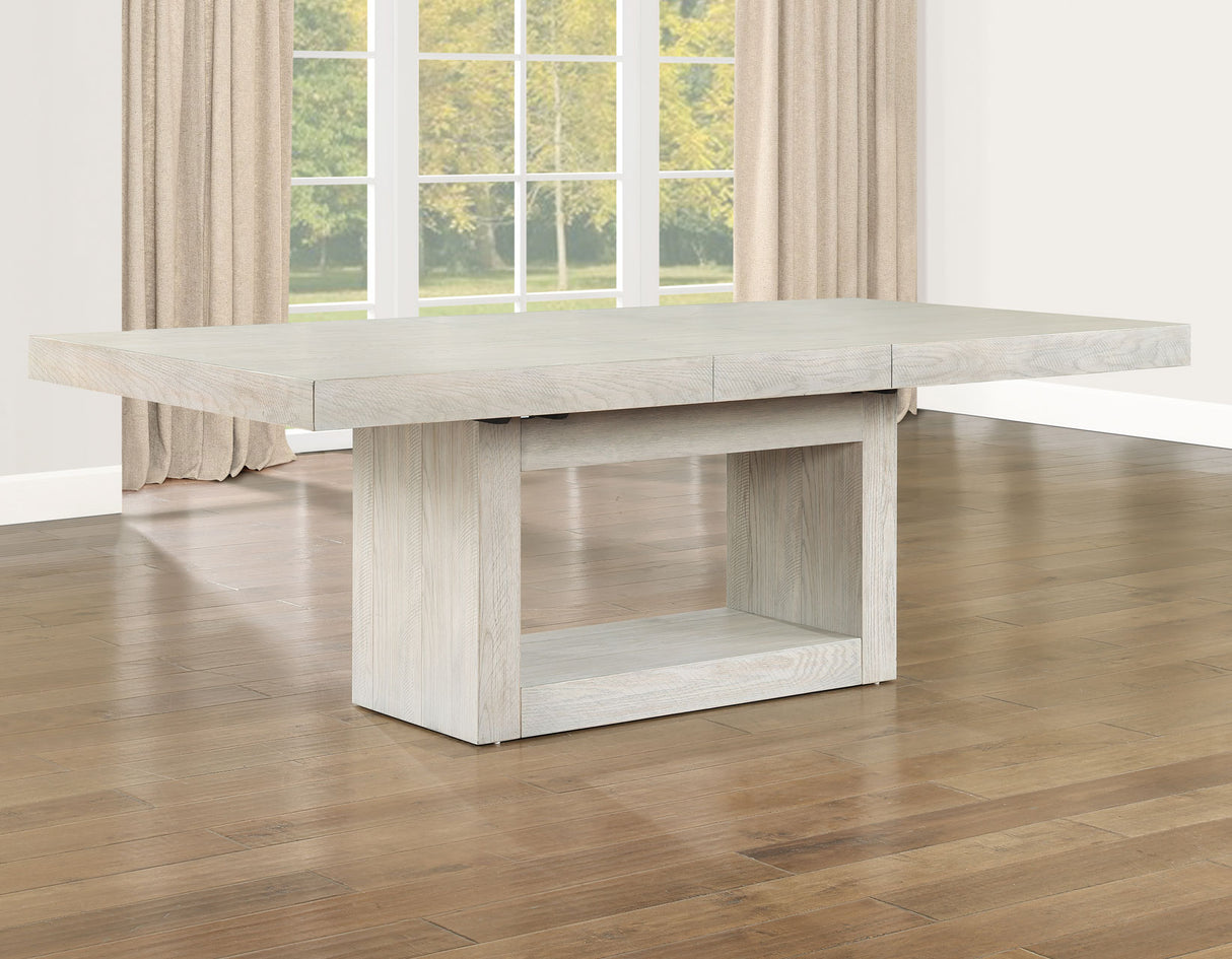 Garland 5-Piece Dining Set, Distressed Greige Finish from Steve Silver - Luna Furniture