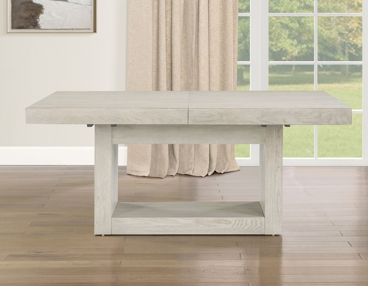 Garland 5-Piece Dining Set, Distressed Greige Finish from Steve Silver - Luna Furniture