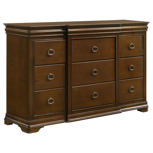 Garland Brown Cherry 11-Drawer Bedroom Dresser