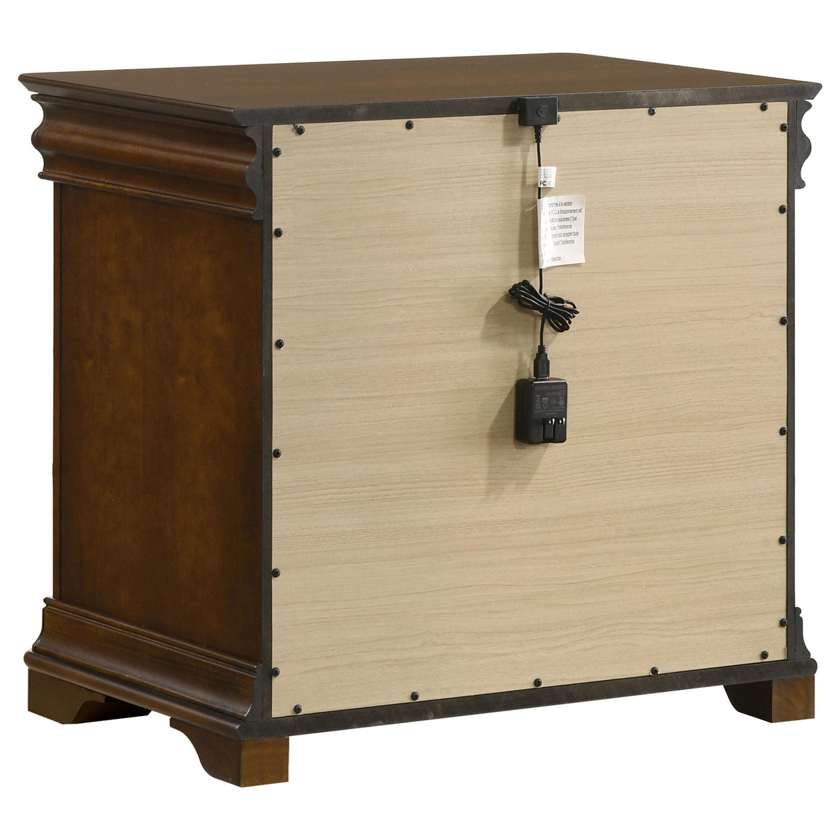 Garland Brown Cherry 4-Piece Eastern King Bedroom Set from Coaster - Luna Furniture