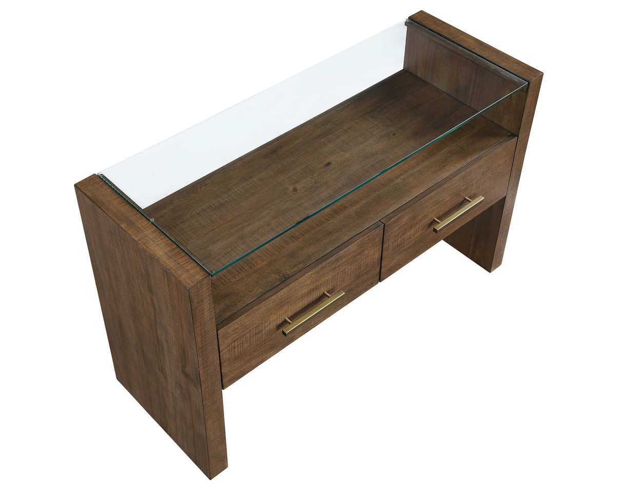 Garland Glass Top Sofa Table from Steve Silver - Luna Furniture