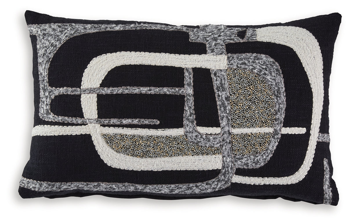 Gavrileigh Black/Gray/Ivory Pillow (Set of 4) from Ashley - Luna Furniture