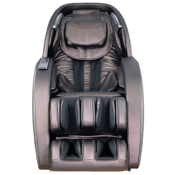 Gen Max 4D Massage Chair - Gray/Dark Brown from Infinity - Luna Furniture