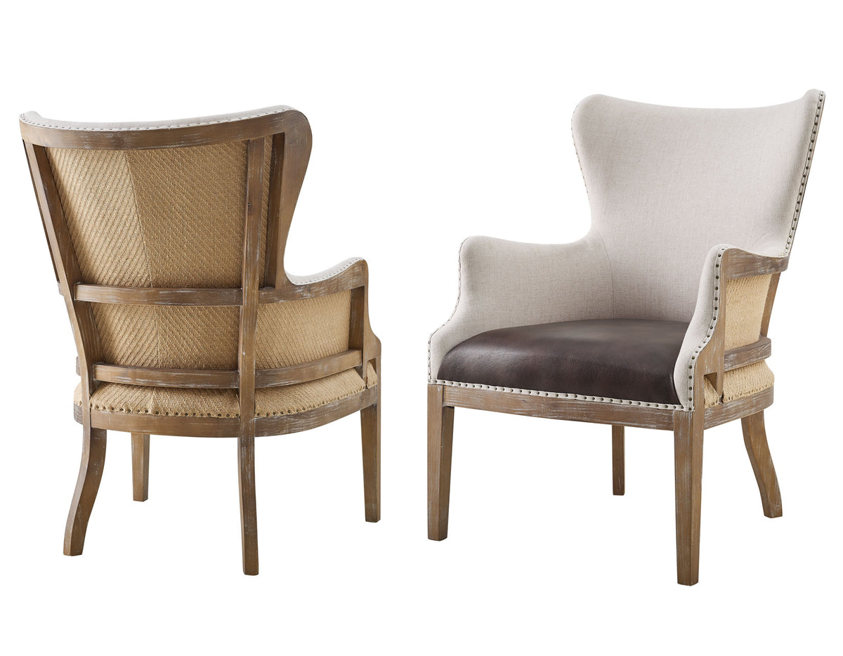 George Oak Accent/Captains Chair from Steve Silver - Luna Furniture