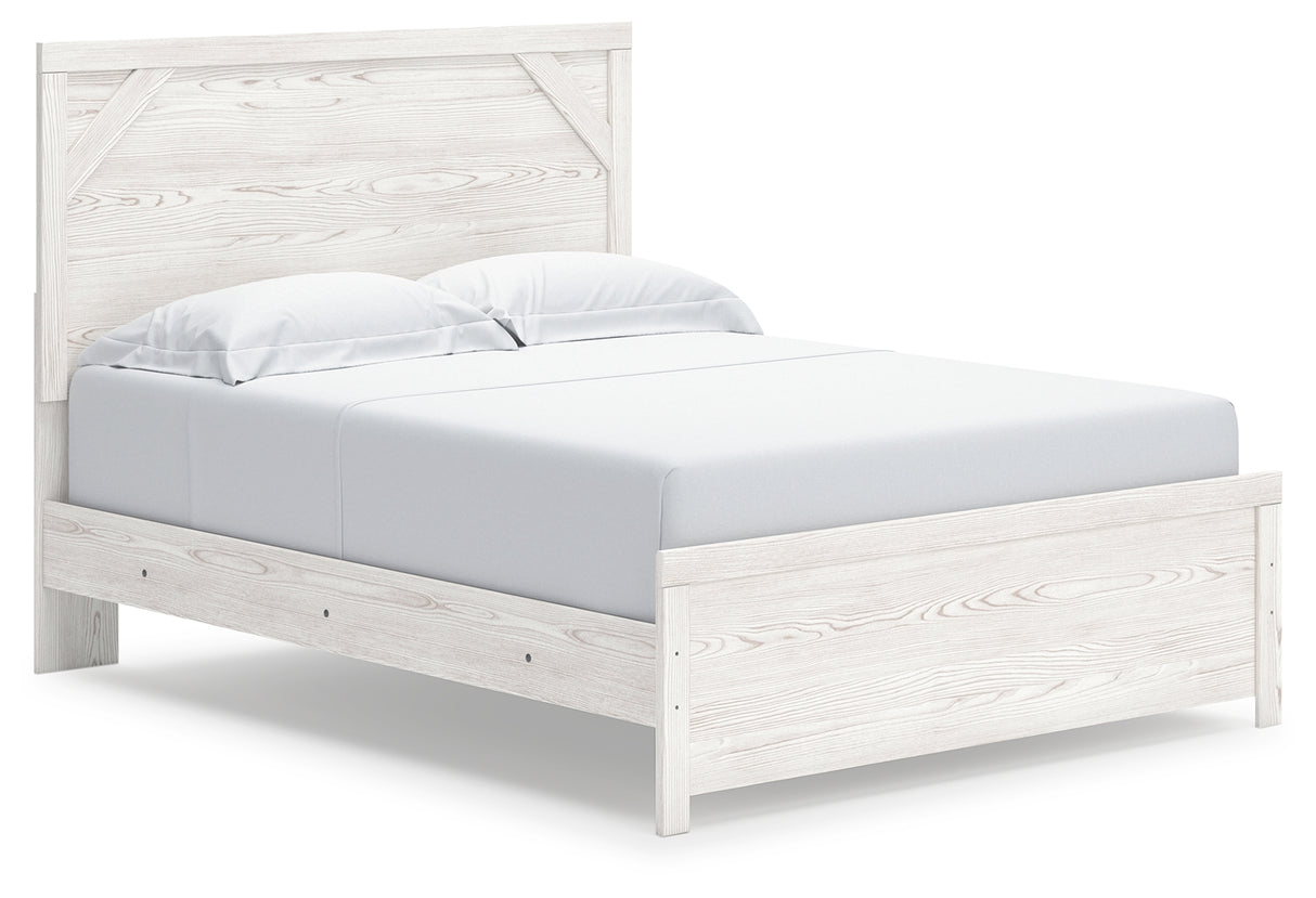 Gerridan Queen Panel Bed, Dresser and Nightstand from Ashley Furniture - Luna Furniture