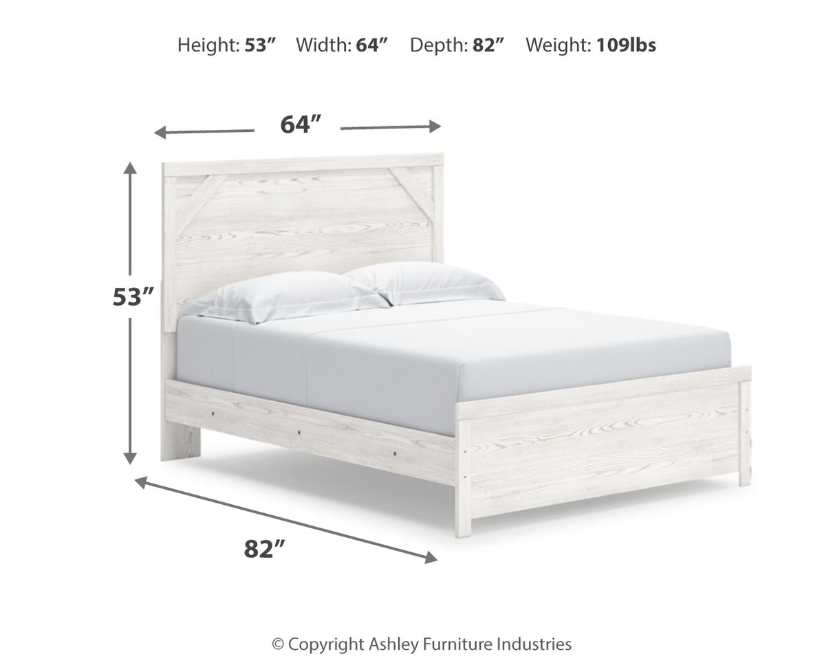 Gerridan Queen Panel Bed, Dresser and Nightstand from Ashley Furniture - Luna Furniture