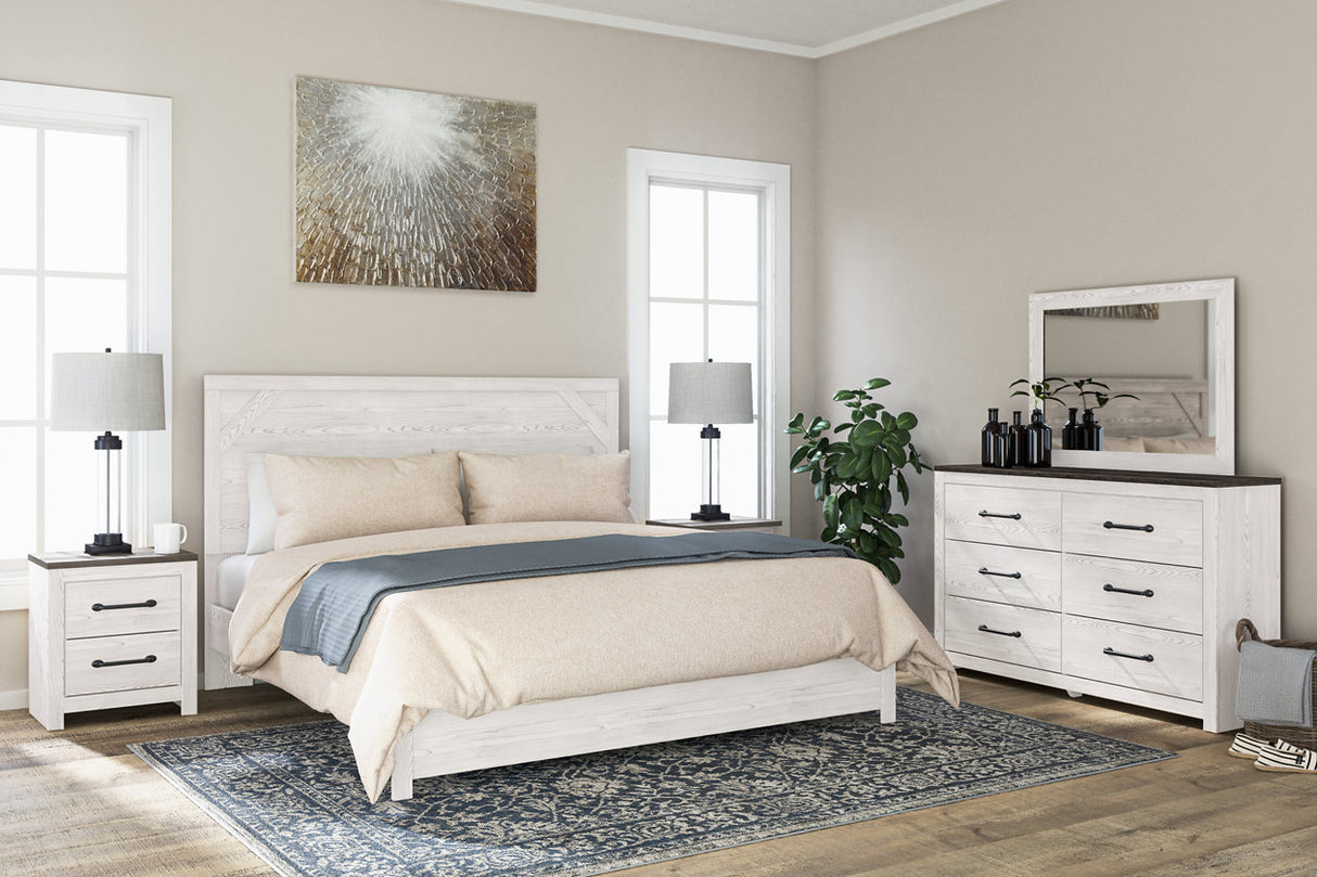 Gerridan White/Gray Dresser and Mirror from Ashley - Luna Furniture