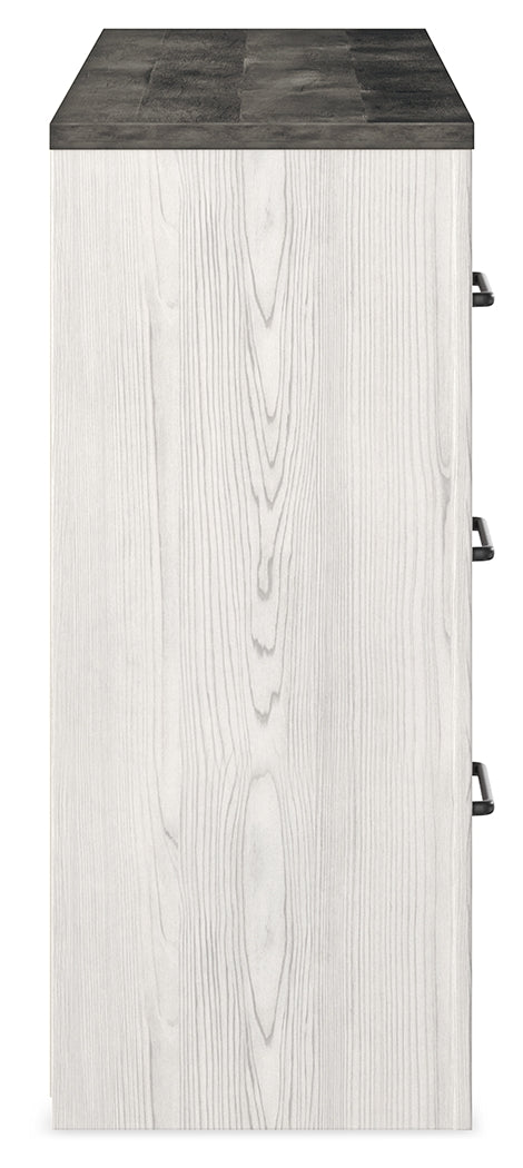 Gerridan White/Gray Queen Panel Bed, Dresser, Chest and Nightstand from Ashley - Luna Furniture