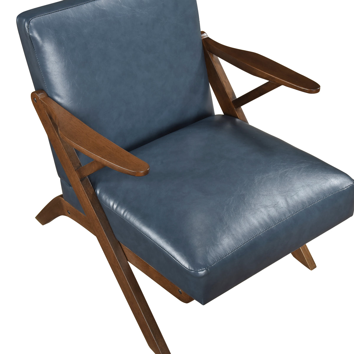 Gideon Blue Accent Chair from Homelegance - Luna Furniture
