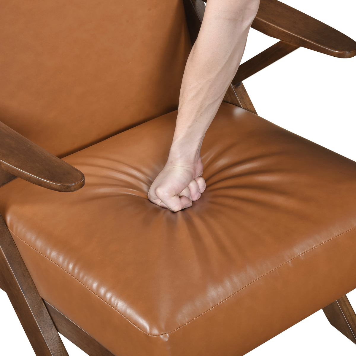Gideon Brown Accent Chair from Homelegance - Luna Furniture