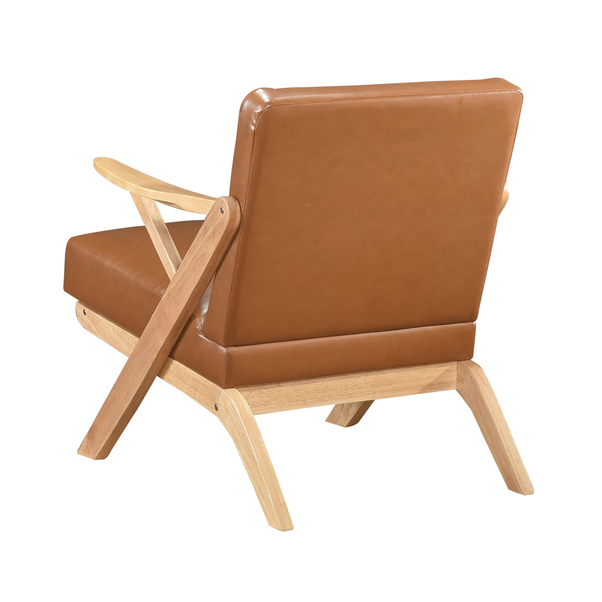 Gideon Natural Brown Accent Chair from Homelegance - Luna Furniture