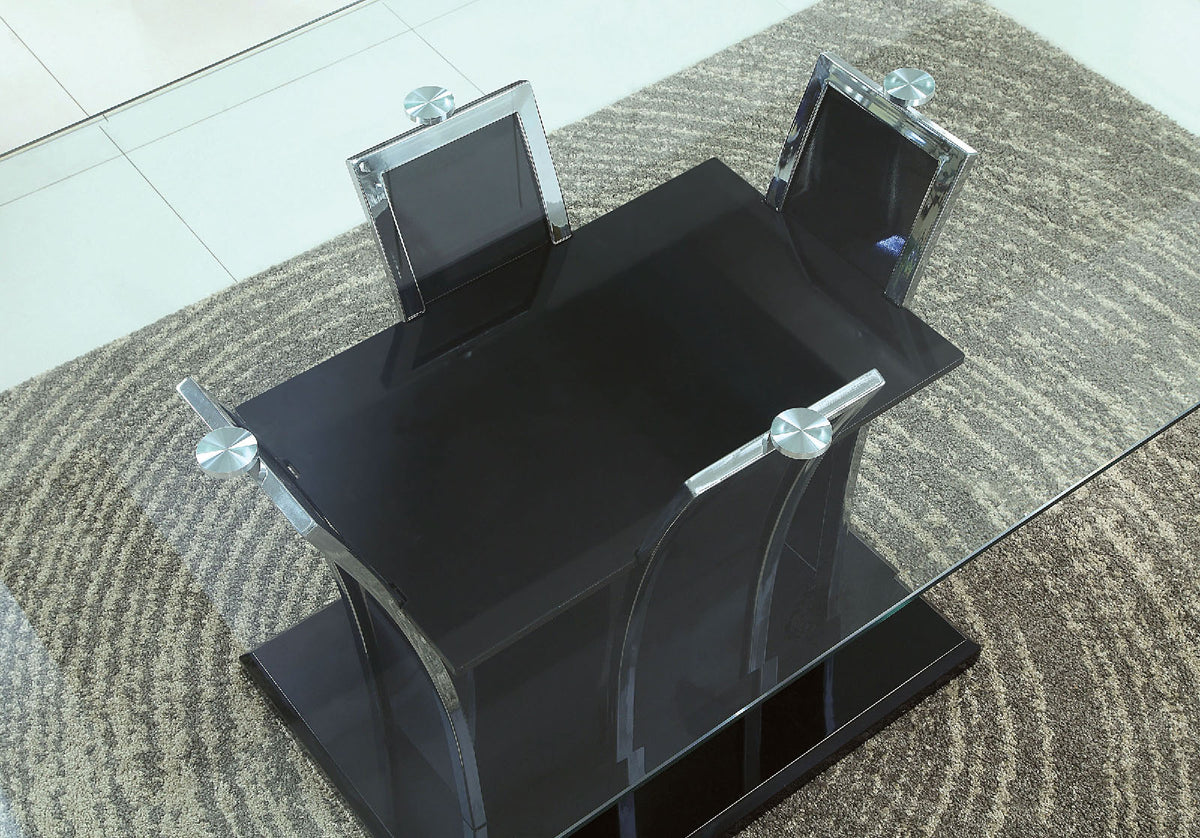 Glenview Black 72" Dining Table from Furniture of America - Luna Furniture