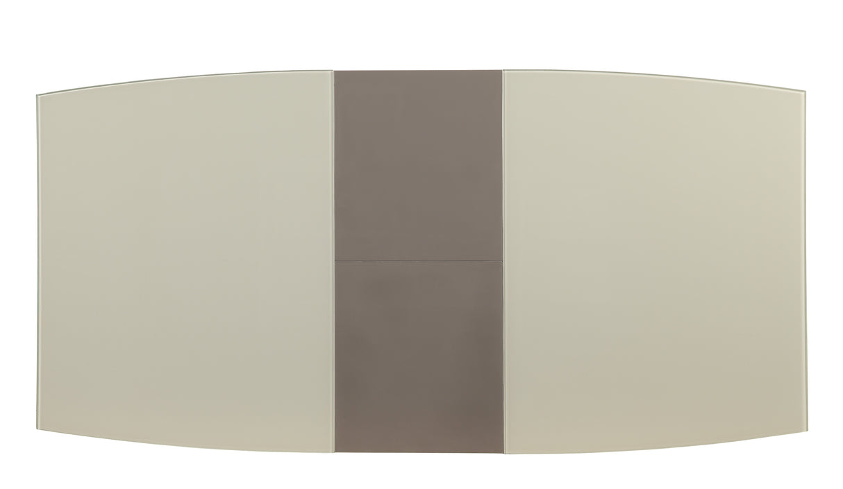 Glissand Chrome Metal/Gray 7-Piece 71" Extendable Dining Set from Homelegance - Luna Furniture