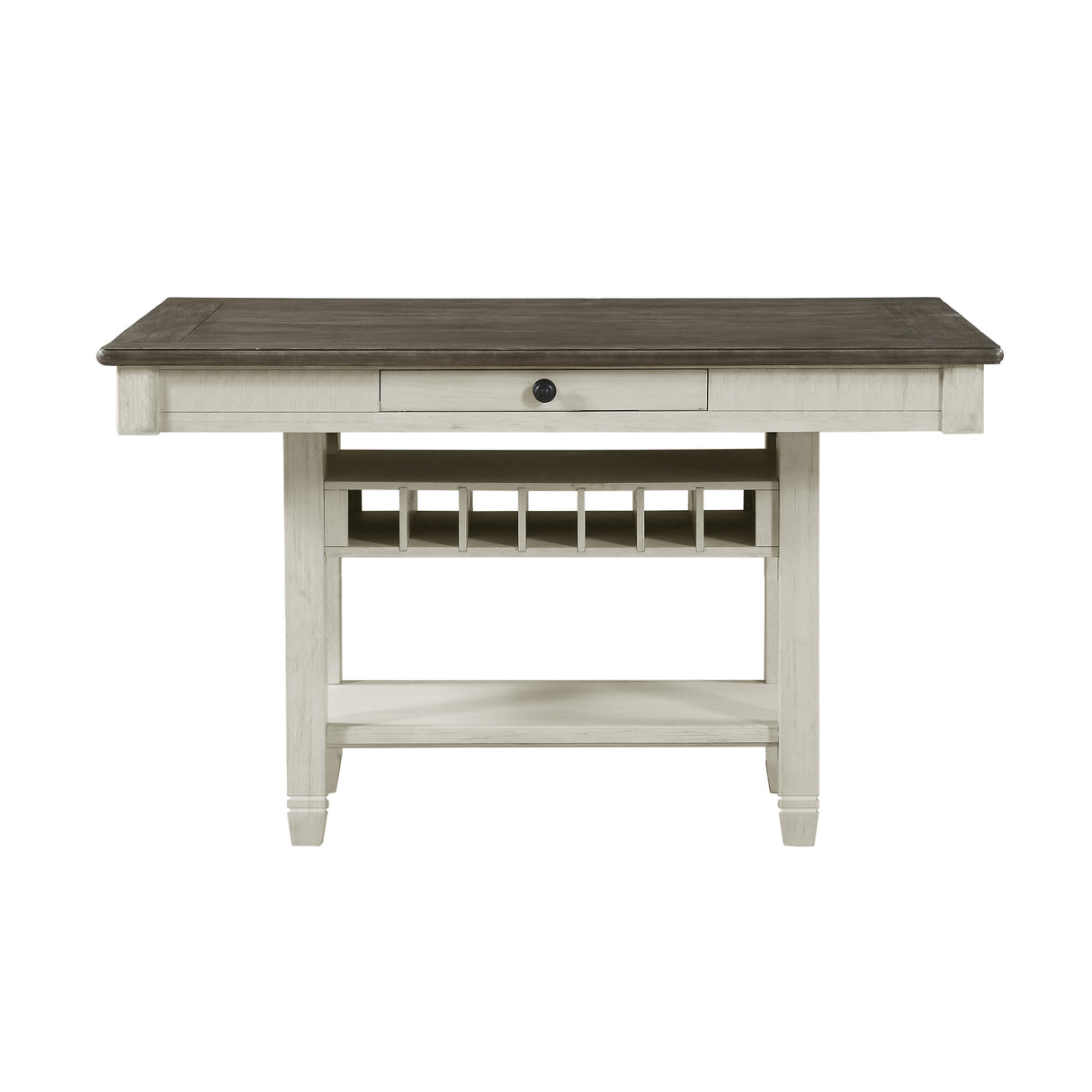 Granby Antique White 5-Piece Counter Height Set from Homelegance - Luna Furniture